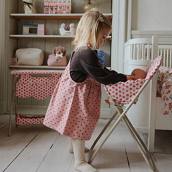 Chaise Haute pour Poupée - Rosie Rose