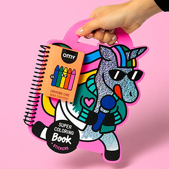 Super Coloring & Stickers Book - Lily