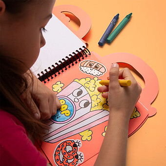 Super Coloring & Stickers Book - Yummy 