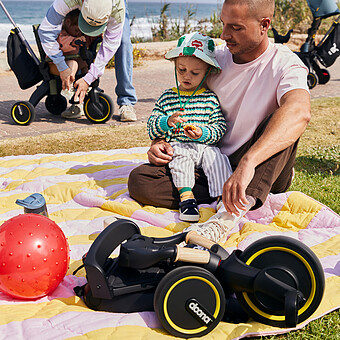 Tricycle Evolutif Compact Liki Trike S3 - Blush Pink