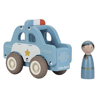 Voiture de Police en Bois