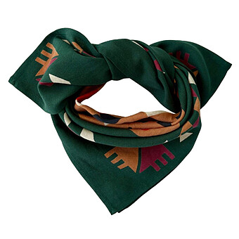 Small Foulard Manika Rajah - Forest