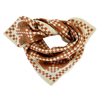 Small Foulard Manika Tigro - Rust