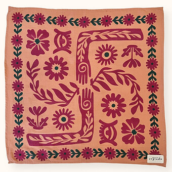 Small Foulard Manika Rita - Rust