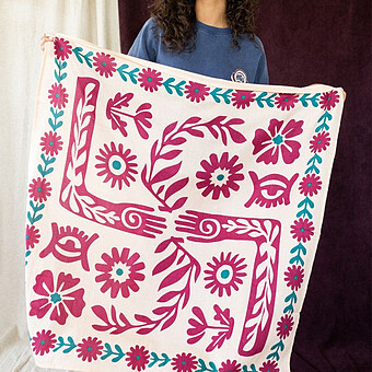 Big Foulard Latika Rita - Macadamia