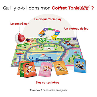Coffret Tonieplay - La Pat' Patrouille Les Héros de la Grande Vallée à la Rescousse