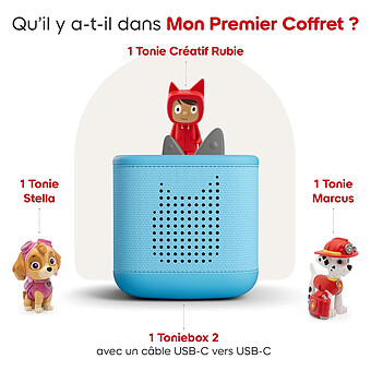 Mon Coffret Interactif Toniebox 2 - La Pat' Patrouille