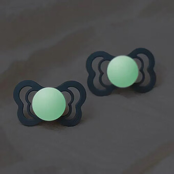 Lot de 2 Sucettes Symétriques Suprême Glow Sage & Cloud - 6/18 Mois