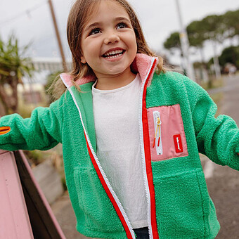 Veste Polaire Green Candy - 7/9 Ans