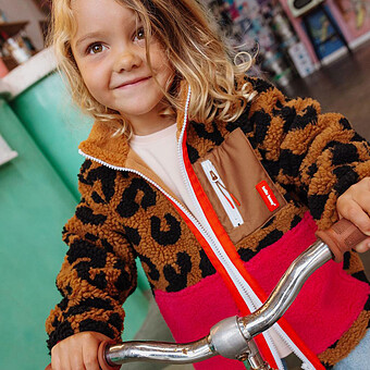 Veste Polaire Léopard - 7/9 Ans