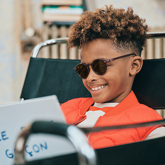 Lunettes de Soleil Junior #D Chapters 5/10 Ans - Old Leather