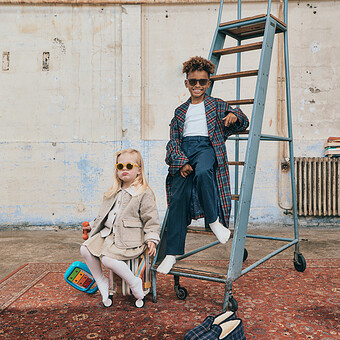 Lunettes de Soleil Junior #E Chapters 5/10 Ans - Old Leather