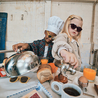 Lunettes de Soleil Kids #C Chapters  9/36 Mois - Old Leather