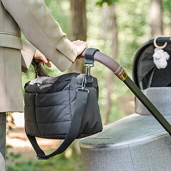 Sac de Poussette Matelassé - Noir