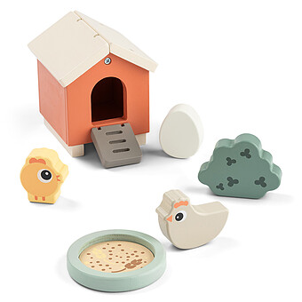 Coffret de Jeux Tiny Farm - Clucky Multicolore