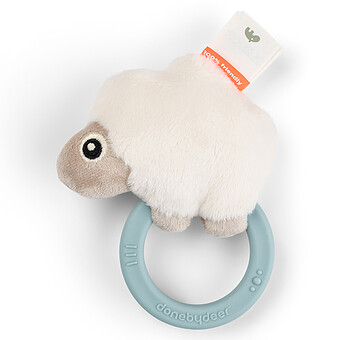 Hochet avec Anneau de Dentition Sheepy - Bleu