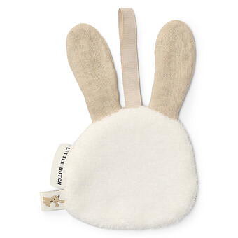 Doudou Attache Sucette Baby Bunny - Beige