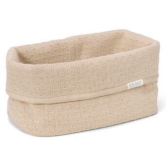 Grand Panier de Commode Tricoté - Pure Soft Beige