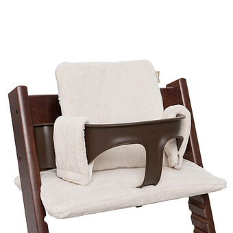 Coussin de Chaise Haute Cloudy Rib - Oatmeal