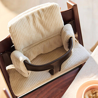 Coussin de Chaise Haute Cloudy Rib - Oatmeal