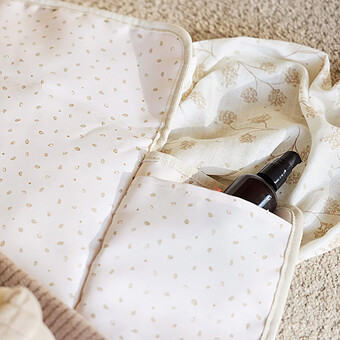 Matelas à Langer Nomade Cloudy Rib - Oatmeal