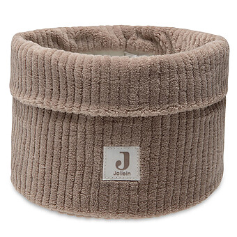 Panier de Rangement Cloudy Rib - Milky Coffee