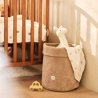 Panier de Rangement Cloudy Rib - Milky Coffee