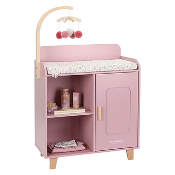 Table à Langer pour Poupée - Rose