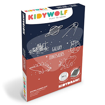 Recharges Kidydraw Mini - Galaxie et Dinosaures