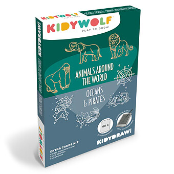 Recharges Kidydraw Mini - Animaux Autour du Monde et Océans & Pirates