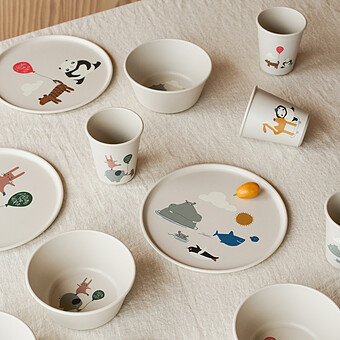 Lot de 4 Assiettes Remco - Around The World Sandy