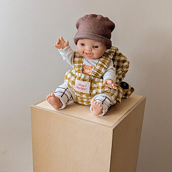 Porte-bébé pour Poupée - Vichy Camel