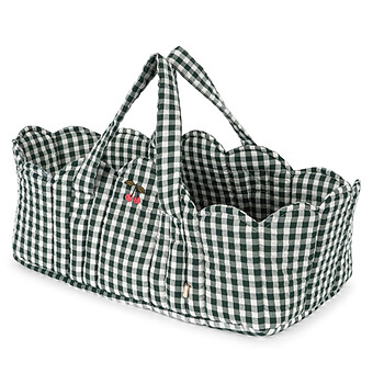 Couffin pour Poupée - Green Check