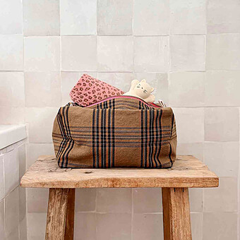Trousse de Toilette Vic - Carreaux Tartan