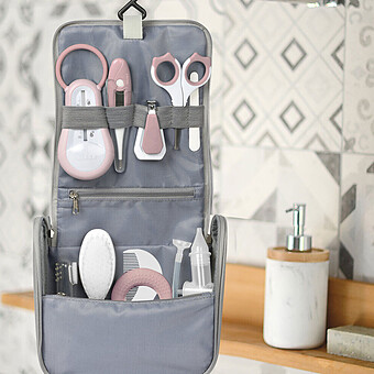 Trousse de Toilette Nomade 10 Accessoires - Old Pink