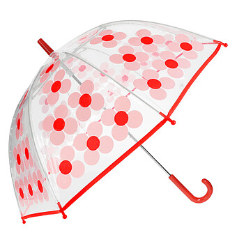 Parapluie Transparent - Pink Daisy