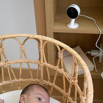 Ecoute-bébé Vidéo Zen Connect Mini - White 