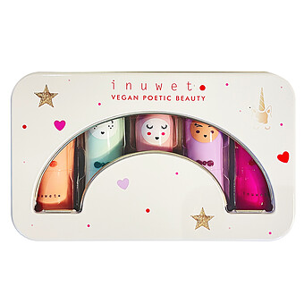 Coffret de 5 Baumes à Lèvres Delux Rainbow
