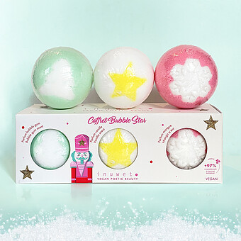 Lot de 3 Bombes de Bain Effervescentes Bubble Star - 360 g