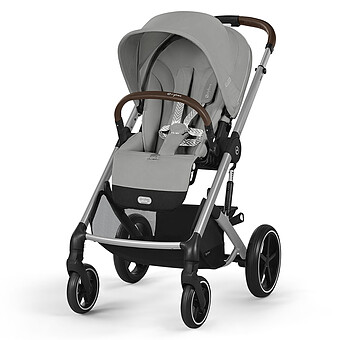 Poussette Trio Balios S Cadre Argent - Siège Auto Cloud G Plus i-Size - Nacelle S - Stone Grey
