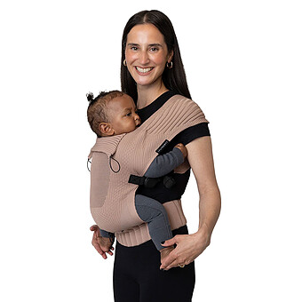 Porte-bébé écharpe Réglable Liemuao - Pour Nouveau-nés Et Enfants Jusqu'à 15 Kg (3-36 Mois), Portage Ventral, Latéral Ou Dorsal, Respirant