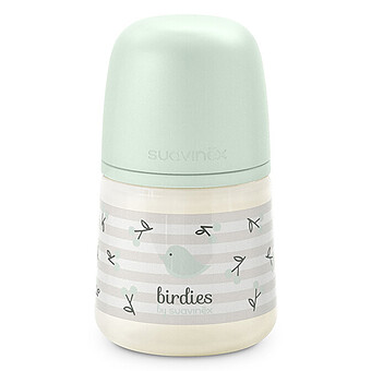 Biberon Tétine Symétrique SX Pro Birdies Vert - 150 ml