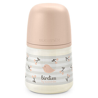 Biberon Tétine Symétrique SX Pro Birdies Rose - 150 ml