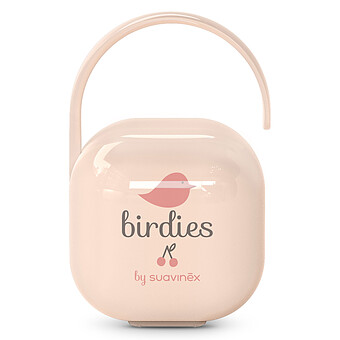 Pochette Sucette Duo Birdies - Rose