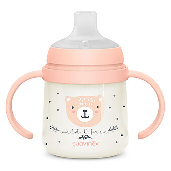 Biberon à Anses Wild & Free Night and Day Rose - 150 ml