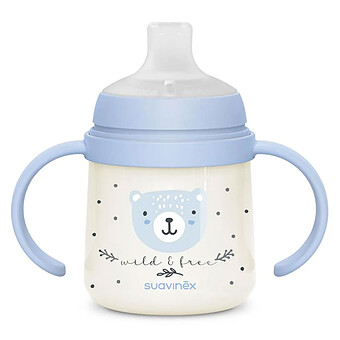 Biberon à Anses Wild & Free Night and Day Bleu - 150 ml 