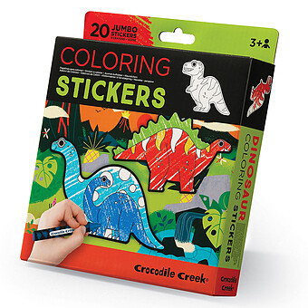 Autocollants à Colorier - Dinosaures