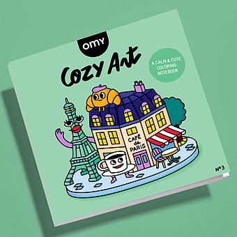 Livre de Coloriage Cozy Art Paris