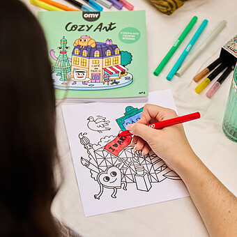 Livre de Coloriage Cozy Art Paris