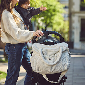 Sac à Langer Comme un Bonbon Wavy - Ecru